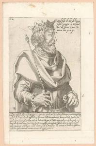 Ritratto di Rodolfo, duca di Borgogna, re di Francia