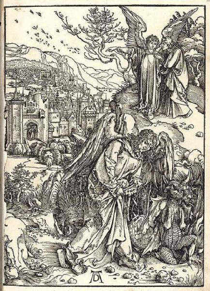 Un angelo mostra a San Giovanni la Gerusalemme celeste