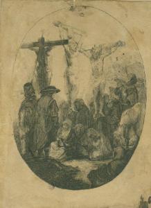 Cristo in croce tra i due ladroni