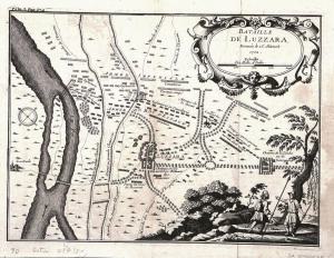 BATAILLE / DE LUZZARA / Donnée le 15. d'Aoust / 1702.
