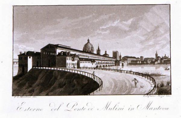 Esterno del Ponte de' Mulini in Mantova