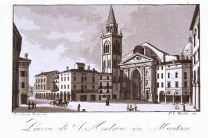 Piazza di S.Andrea in Mantova