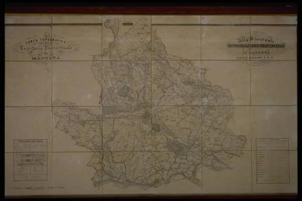 Carta topografica del Territorio Distrettuale di Mantova