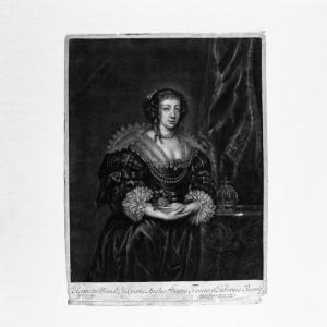 Henrietta Maria Dei Gratia Angliæ Scotiæ Franciæ et Hiberniæ Regina
