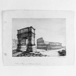 L'Arco di Tito e il Colosseo - Roma