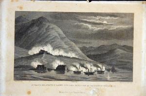 Attacco del forte di Laveno sul Lago Maggiore da' cacciatori delle Alpi
