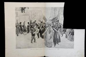 Il giubilo di Torino per l'annunzio della concessione dello Statuto (8 marzo 1848)
