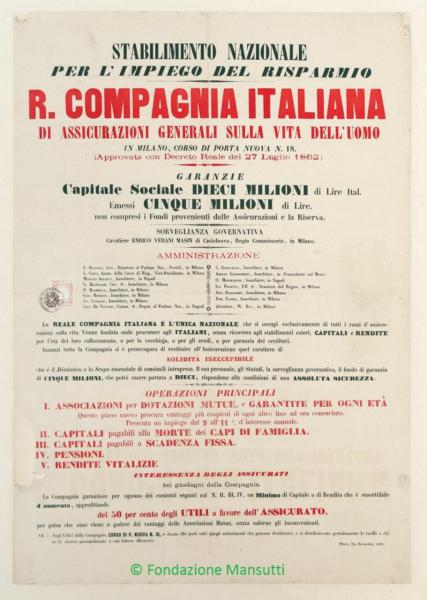Reale Compagnia Italiana di Assicurazioni Generali sulla vita dell'uomo