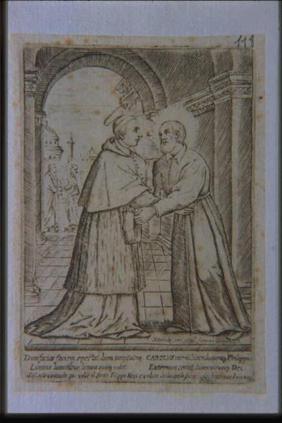 San Filippo Neri incontra San Carlo Borromeo