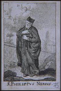 Ritratto di San Filippo Neri in preghiera