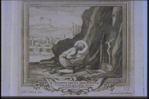 San Filippo Neri giovane prega sul monte Caetano
