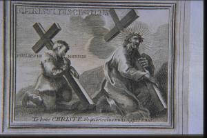 San Filippo Neri porta la croce
