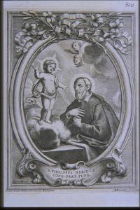 San Filippo Neri al cospetto di Gesù Bambino