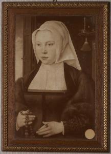 Ritratto di donna con rosario