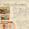 Diario giornaliero di lavorazione: etichette Olio di mandorle.1928, Archivio storico Carlo Erba