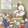 Vsevolod Nicouline, Il medico islamico del X secolo, dipinto realizzato per una serie di tavole raffiguranti la figura del medico in diverse epoche. Archivio storico Carlo Erba