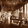 Lesmo, Villa “Il Gernetto”, fotografia di inzio secolo della “Galleria” del primo piano (Fototeca ISAL)