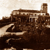 Lesmo, Villa “Il Gernetto”, veduta del complessso architettonico in una fotografia di inizio secolo (Fototeca ISAL)