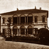 Arcore, Villa Vittadini, veduta del complessso architettonico in una fotografia di inizio secolo (Fototeca ISAL)